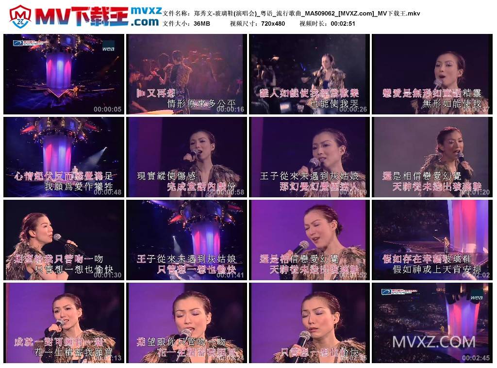 郑秀文-玻璃鞋(演唱会)_粤语_流行歌曲_MA509062